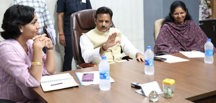 उप मुख्यमंत्री ने रीवा शहर में चल रहे निर्माण कार्यों की समीक्षा की
