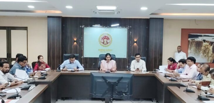 चालू माह की लंबित शिकायतों का निराकरण कर रैंकिंग सुधारें – कलेक्टर