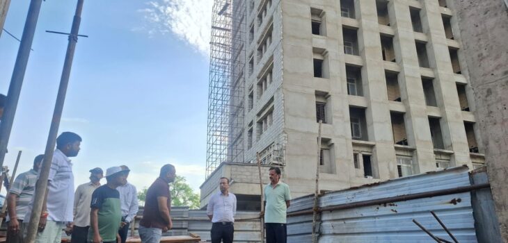 उप मुख्यमंत्री ने निर्माणाधीन कार्यों का किया निरीक्षण