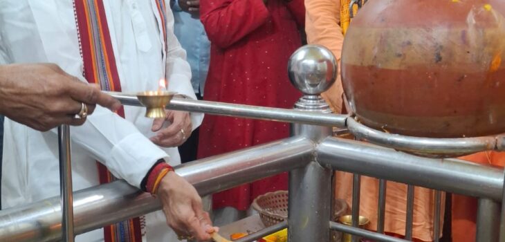 उप मुख्यमंत्री ने महामृत्युंजय भगवान के दर्शन किये
