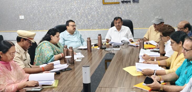 कमिश्नर ने वीडियो कान्फ्रेंसिंग से दिए आपदा प्रबंधन के निर्देश