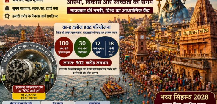 सिंहस्थ 2028 : आस्था और विकास का नया अध्याय, माँ शिप्रा का कायाकल्प