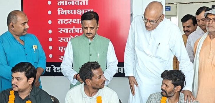 उप मुख्यमंत्री ने रेडक्रास की आधुनिक कृत्रिम अंग निर्माण यूनिट का किया लोकार्पण