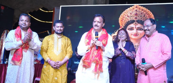 शारदीय नवरात्रि की महाष्टमी पर भव्य भगवती जागरण का हुआ आयोजन