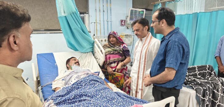 उप मुख्यमंत्री श्री शुक्ल ने सुपर स्पेशिलिटी अस्पताल का किया औचक निरीक्षण